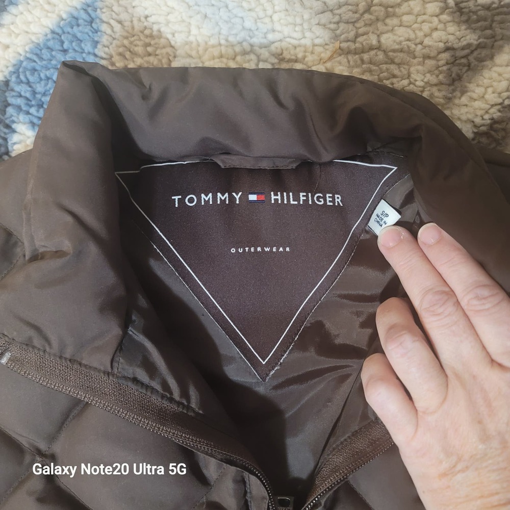 Tommy Hilfiger Quilted Down Puffer Vest Women's SZ S/P - Picture 6 of 8